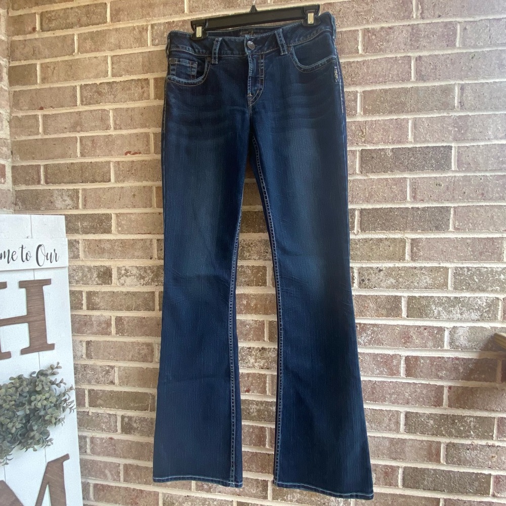 Silver Suki Jeans dark denim wash size 30 long